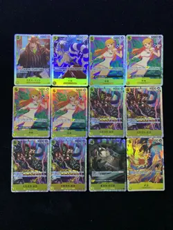 2025 One Piece TCG S-Chinese OP08-106 OP10-112 OP04-112 SR Nami Holo Lot*12 LU57 - Image 1