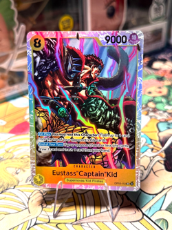 Eustass “Captain” Kid OP10-112 Original print Royal Blood Super Rare Foil - Image 1