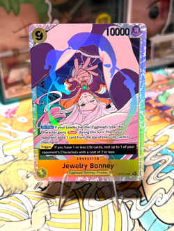 • Jewelry Bonney • OP13-108 SR Carrying On His Will Holo Foil One Piece TCG NM - Image 1
