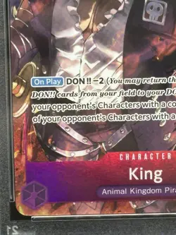 One Piece 2022 OP01 ENG King Alt Art #096 PSA 10 - Image 5