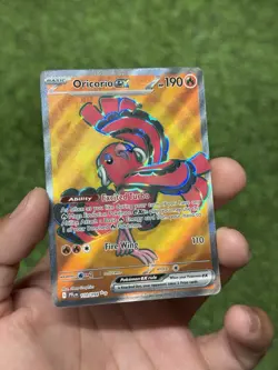 Pokemon Card Oricorio Ex 110/094 Phantasmal Flames Full Art Holo Rare LP - Image 2