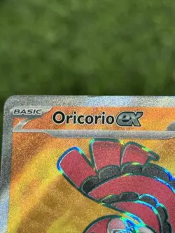 Pokemon Card Oricorio Ex 110/094 Phantasmal Flames Full Art Holo Rare LP - Image 3