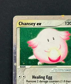 Pokemon Chansey EX Holo Ruby and Sapphire #96/109 Ultra Rare Card 2003 LP - Image 3