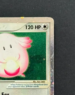 Pokemon Chansey EX Holo Ruby and Sapphire #96/109 Ultra Rare Card 2003 LP - Image 4