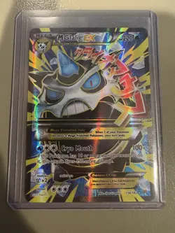 Pokemon TCG Mega M Glalie EX Full Art Holo Rare Card 156/162 - Image 1