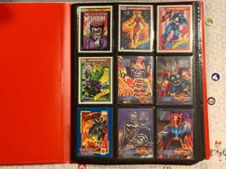 B29 MARVEL STAR WARS MTG CARDS BINDER COLLECTION LOT OLD MULTIPLE SETS - Image 1