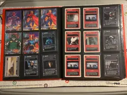 B29 MARVEL STAR WARS MTG CARDS BINDER COLLECTION LOT OLD MULTIPLE SETS - Image 2