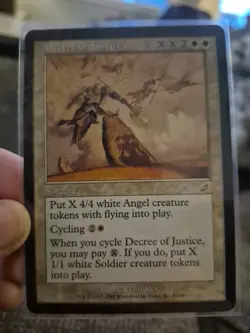 Magic the Gathering card Decree of Justice from Scourge (LP) - Image 1