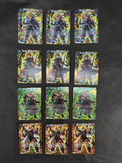 Dragon Ball Super Card Game IVR NHR SPR ISR Lot Of 12 Cards Foil Dragonball Z - Image 1