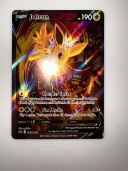 Jolteon v SWSH183 Pokemon TCG Sword & Shield Holo Black Star Promo Card NM - Image 1