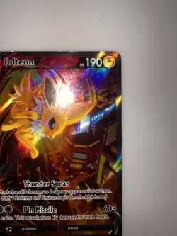 Jolteon v SWSH183 Pokemon TCG Sword & Shield Holo Black Star Promo Card NM - Image 3