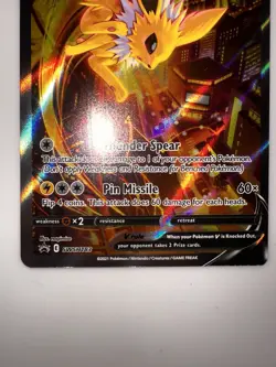 Jolteon v SWSH183 Pokemon TCG Sword & Shield Holo Black Star Promo Card NM - Image 5