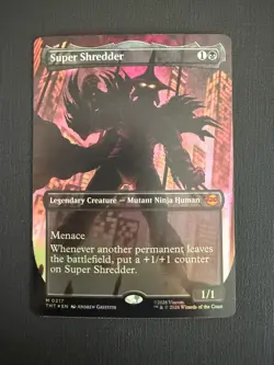 Super Shredder Borderless 217 Teenage Mutant Ninja Turtles Foil Borderless M ... - Image 1