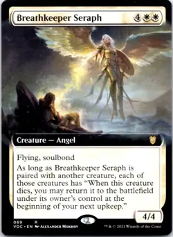 Breathkeeper Seraph (Extended Art) Commander: Innistrad: Crimson Vow, 69 NM - Image 1
