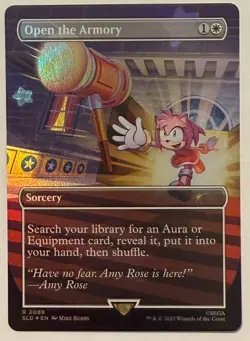 Open the Armory Borderless Rainbow Foil - Secret Lair MTG - Image 1