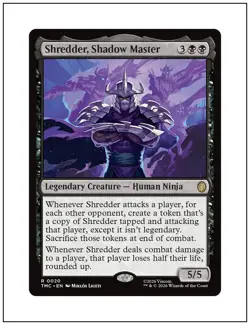 1x Shredder, Shadow Master, Magic the Gathering MTG NM - Image 1