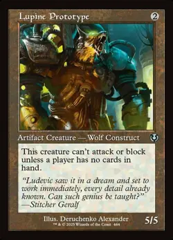 Lupine Prototype - Foil - Retro Frame, Innistrad Remastered, Near Mint x 1 MTG - Image 1