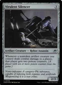 Virulent Silencer U Edge of Eternities 248 NM Foil - Image 1