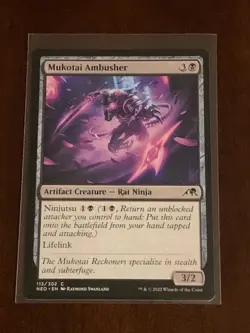 Magic the Gathering Kamigawa Neon Dynasty Mukotai Ambusher - Image 1