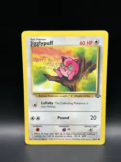Jigglypuff 54/64 - Pokemon Jungle Unlimited Card - MP - Image 1