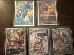 Pokemon TCG Card Korean Lot Of 5- Illustration Rare - Image 1