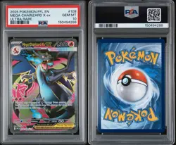 PSA 10 Mega Charizard X ex 109/094 Mega Evolution Phantasmal Flames 2025 Pokemon - Image 3