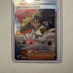 Iris's Fighting Spirit 292/217 SIR ME: Ascended Heroes Pokemon NM Gem - Image 3