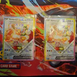 2x Pokemon Prismatic Evolutions SVP Eevee ex 174 SPC Black Star Promo - Image 1