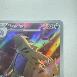 Pokemon TCG Scarlet & Violet Paldea Evolved Tyranitar Holo Card 222/193 Full Art - Image 3