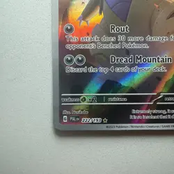 Pokemon TCG Scarlet & Violet Paldea Evolved Tyranitar Holo Card 222/193 Full Art - Image 5
