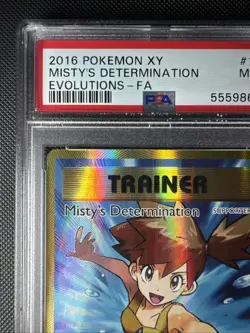 Misty's Determination 108/108 PSA 9 XY Evolutions Pokemon Card - Image 2