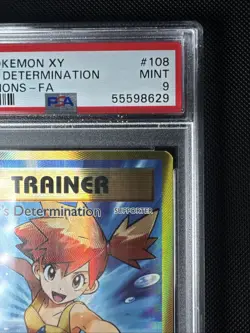 Misty's Determination 108/108 PSA 9 XY Evolutions Pokemon Card - Image 3