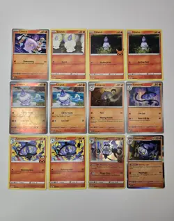 Lot of 12 Litwick Lampent Chandelure Various Pokemon Card Lot Rare Reverse Holo - Image 1