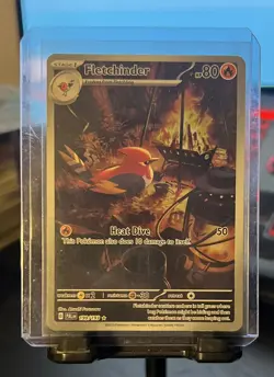 Pokemon: Fletchinder Illustration Rare IR Full Art Holo 199/193 (Near Mint) - Image 1