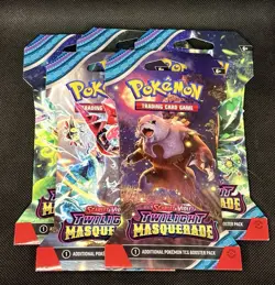 [Lot Of 5] Pokemon TCG Twilight Masquerade Sleeved Booster Packs SEALED - Image 1