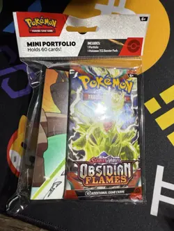 Pokemon Obsidian Flames Mini Portfolio New Sealed - Image 1