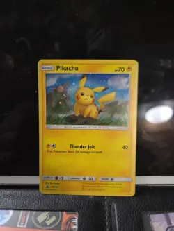 Pokemon TCG Pikachu SM183 Sun & Moon Black Star Promo Swirl NM - Image 1