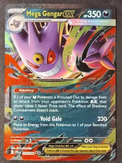 Mega Gengar EX 056/094 😈👑 Phantasmal Flames Double Rare Pokemon 2025 (NM) '''' - Image 1