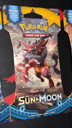 Lot Of 3x - Pokemon Sun And Moon Base Set Sleeved Packs, 2017 - Image 4