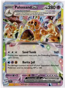 Palossand ex 091/191 Double Rare Surging Sparks Pokemon Near Mint - Image 1
