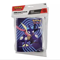 Pokemon TCG Greninja Mini Portfolio with Stellar Crown Booster Pack New Sealed - Image 1