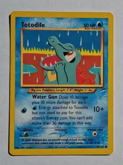 Pokemon - Totodile - Neo Destiny 85/105 - Common - NM - Image 1