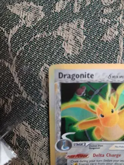 2005 Pokemon Dragonite 3/113 EX Delta Species Reverse Holo Rare NM - Image 5