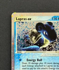 Pokemon Lapras ex Ultra Rare Holo Ruby & Sapphire #99/109 LP 2003 - Image 3