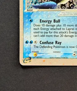 Pokemon Lapras ex Ultra Rare Holo Ruby & Sapphire #99/109 LP 2003 - Image 5