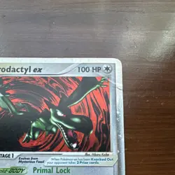 Pokemon TCG Aerodactyl ex EX Sandstorm Holo Ultra Rare 94/100 2003 - Damaged - Image 3