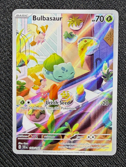 Pokemon Bulbasaur Illustration Rare Holo 143/142 Sv07 Stellar Crown - Image 1