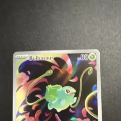 Pokemon Bulbasaur Illustration Rare Holo Stamped 133/132 80 HP - Image 5
