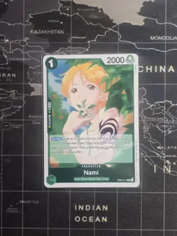 One Piece Nami R Extra Booster: Anime 25th Anniversary Collection EB02-017 NM - Image 1