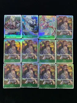 2025 One Piece TCG S-Chinese OP13-023 OP13-028 SR Shanks Uta Holo Lot*12 LU57 - Image 2